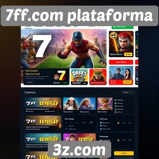 Análise da interface do usuário do 7ff.com