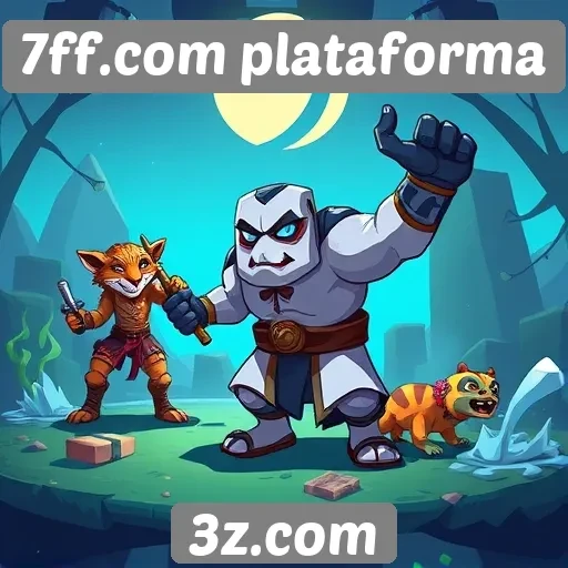 Variedade de jogos disponíveis na plataforma 7ff.com